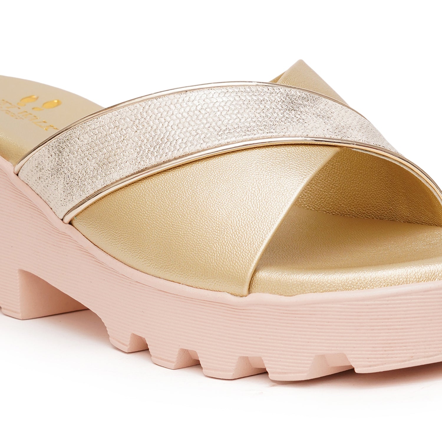 Planet Walk 53038906 Women's Heels - Gold view 2