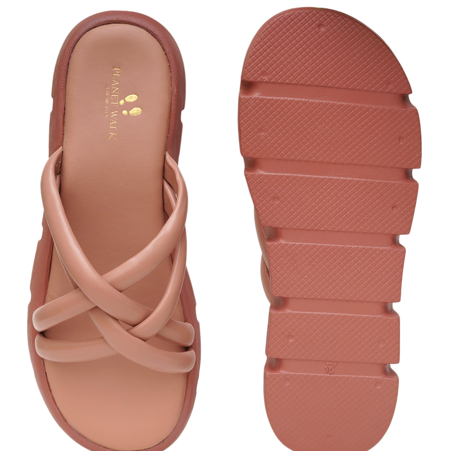 Planet Walk F159 Women's Heels - Peach view 6