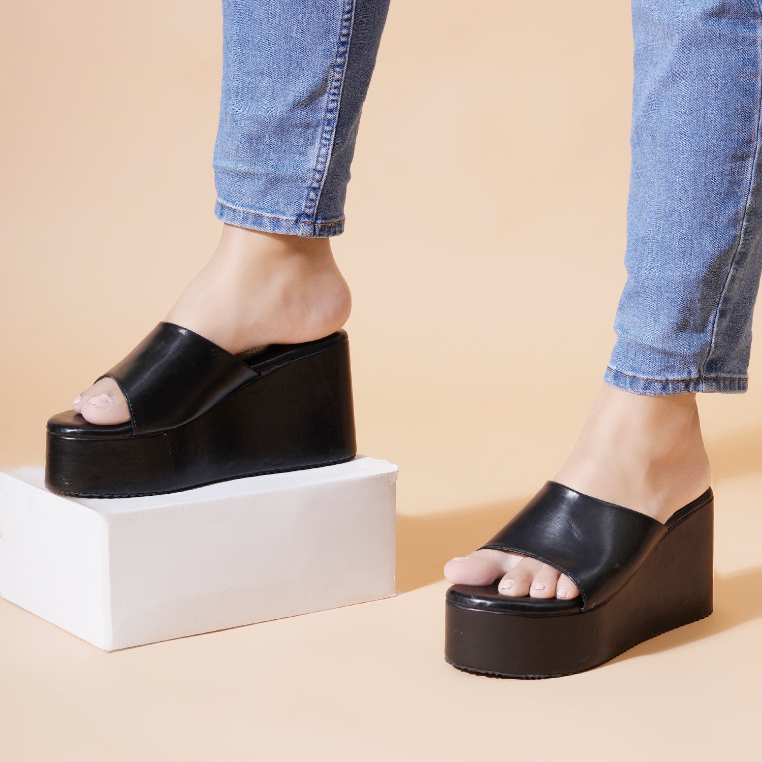 Planet Walk 20924 3 Women's Heels - Black