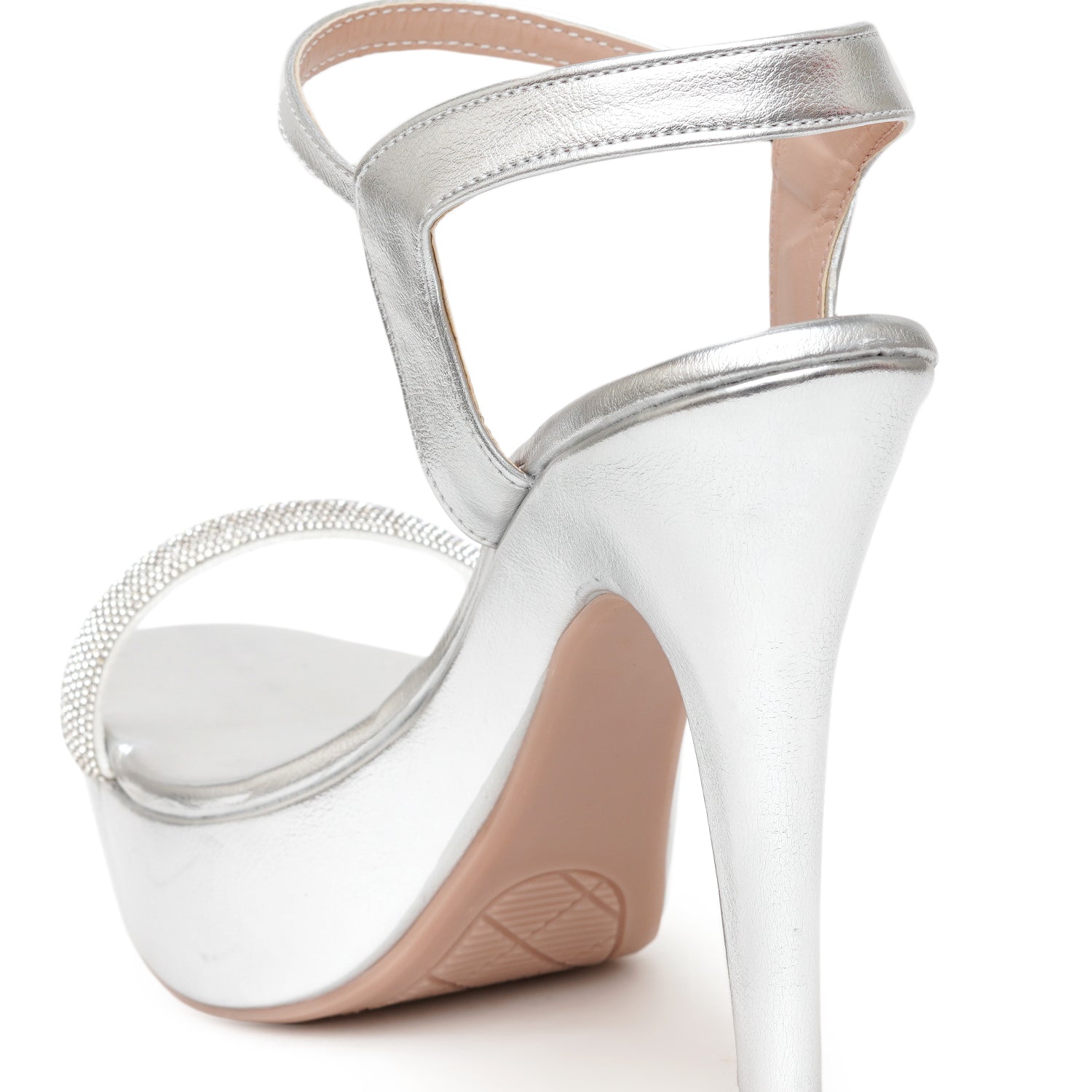 Planet Walk F155 Women's Heels - Silver view 4