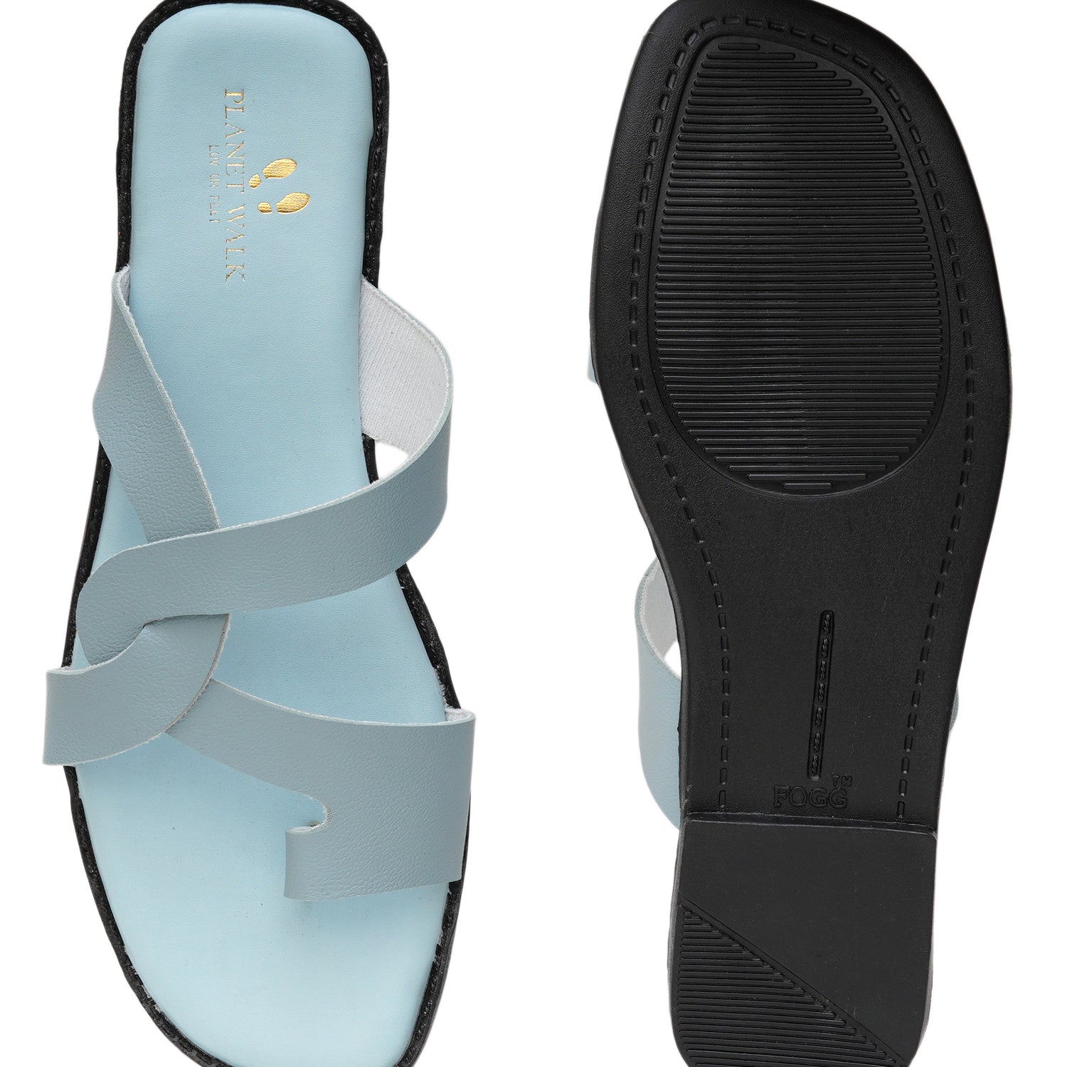Planet Walk F168 Women's Flats - Blue view 6