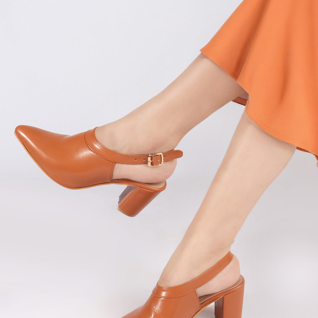 Planet Walk B116 Women's Heels - Tan view 2