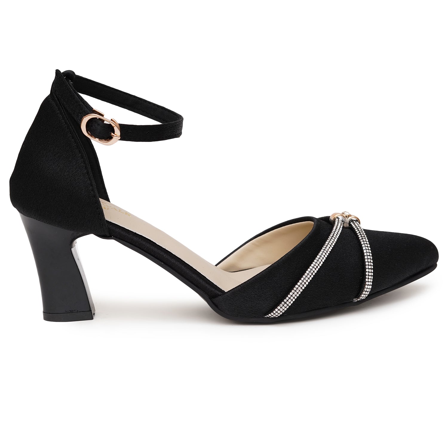 Planet Walk B012 Women's Heels - Black view 6