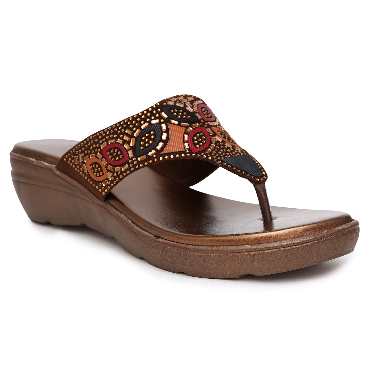 Planet Walk Multi-Strap Women's Flats - Brown