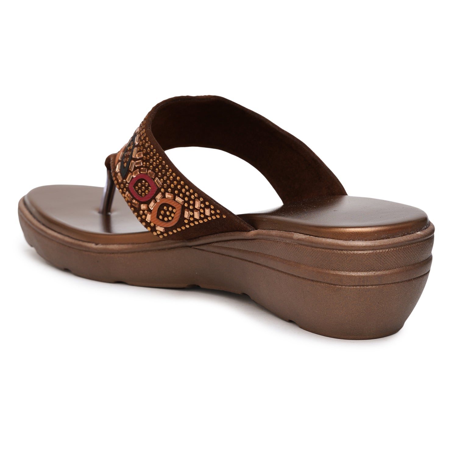 Planet Walk Multi-Strap Women's Flats - Brown view 4
