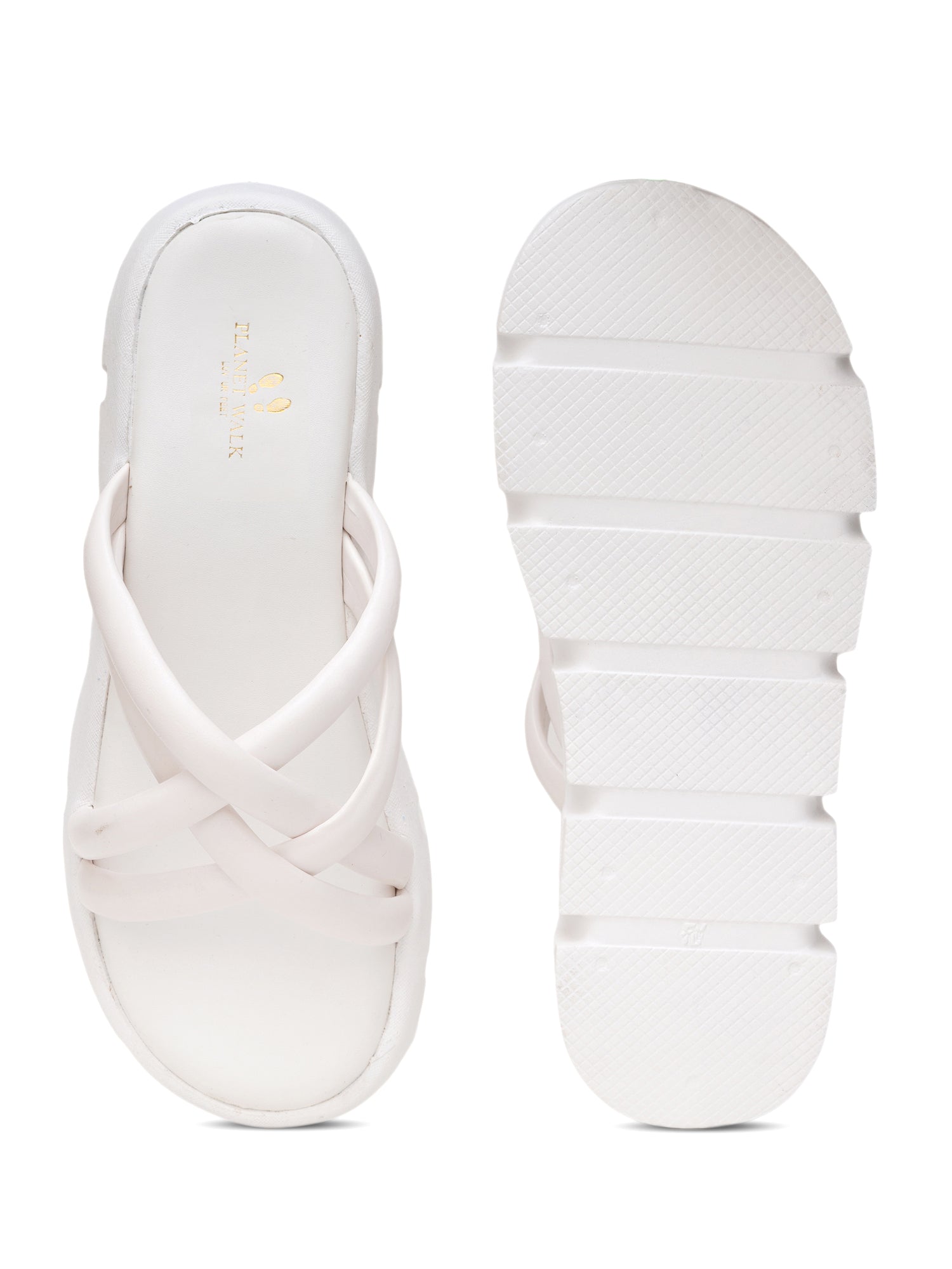 Planet Walk F159 Women's Heels - White view 6