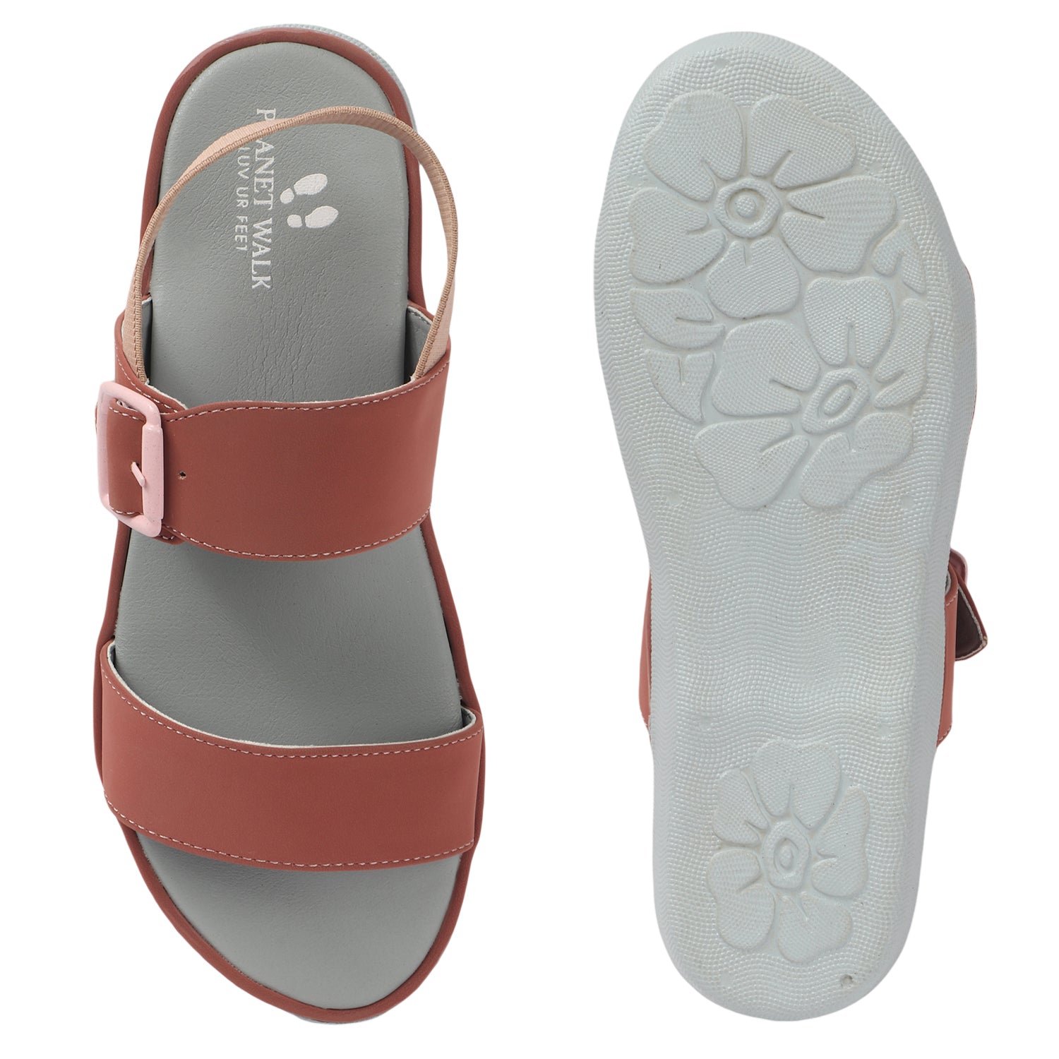 Planet Walk C4039428 Women's Flats - Peach view 5