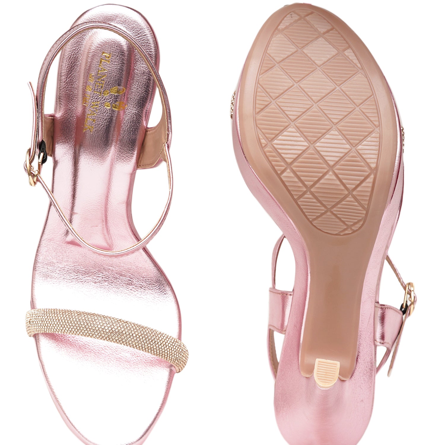 Planet Walk F155 Women's Heels - Rose Gold view 6