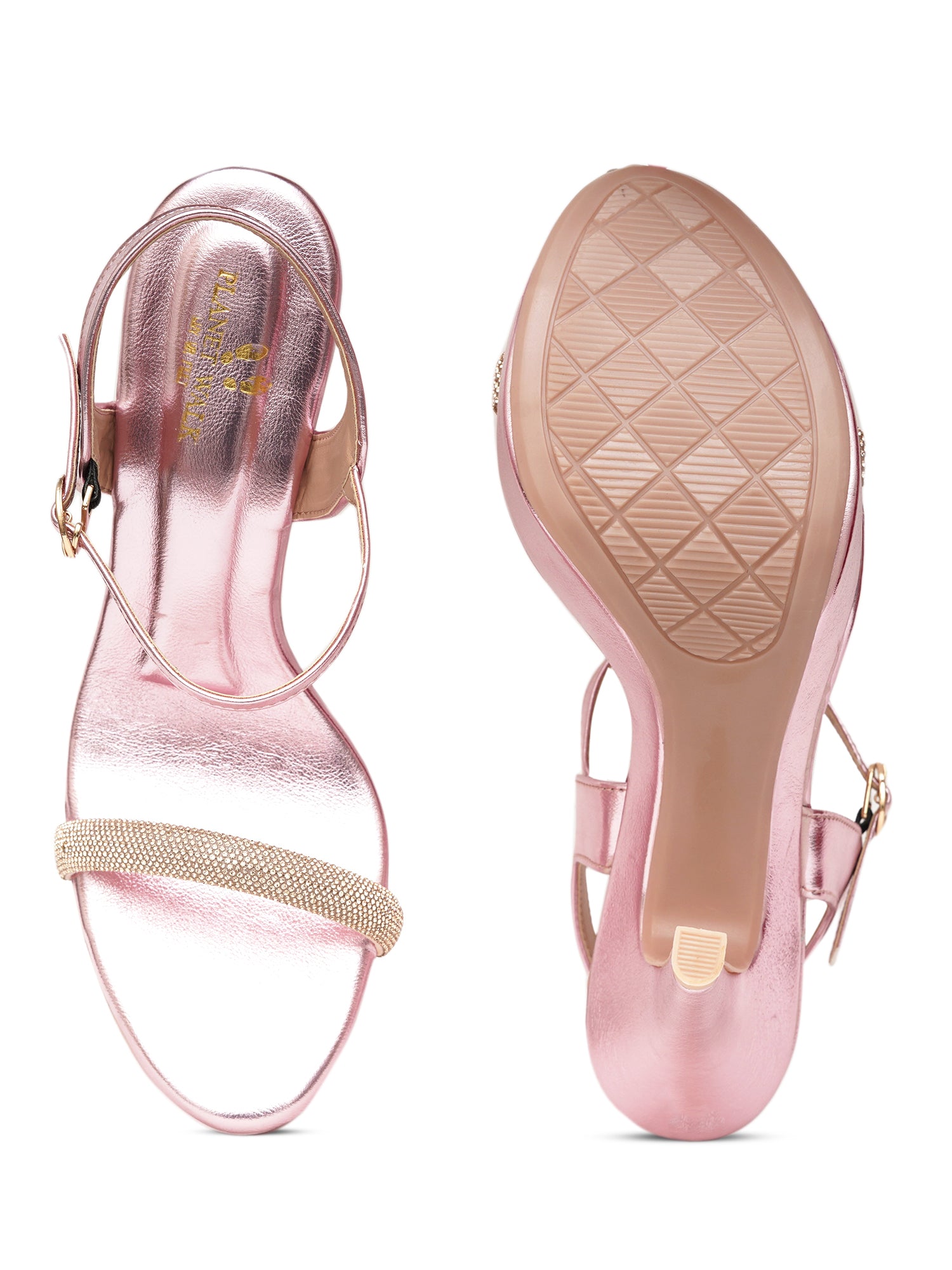 Planet Walk F155 Women's Heels - Rose Gold view 6