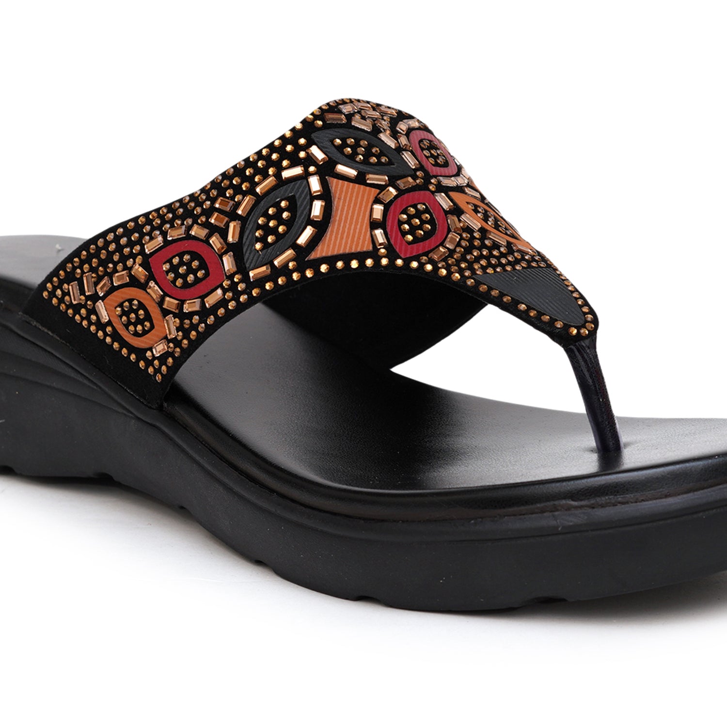 Planet Walk Multi-Strap Women's Flats - Black view 2