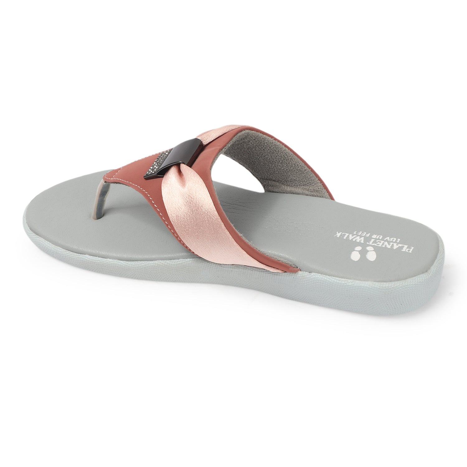 Planet Walk C4037555A Women's Flats - Peach view 4