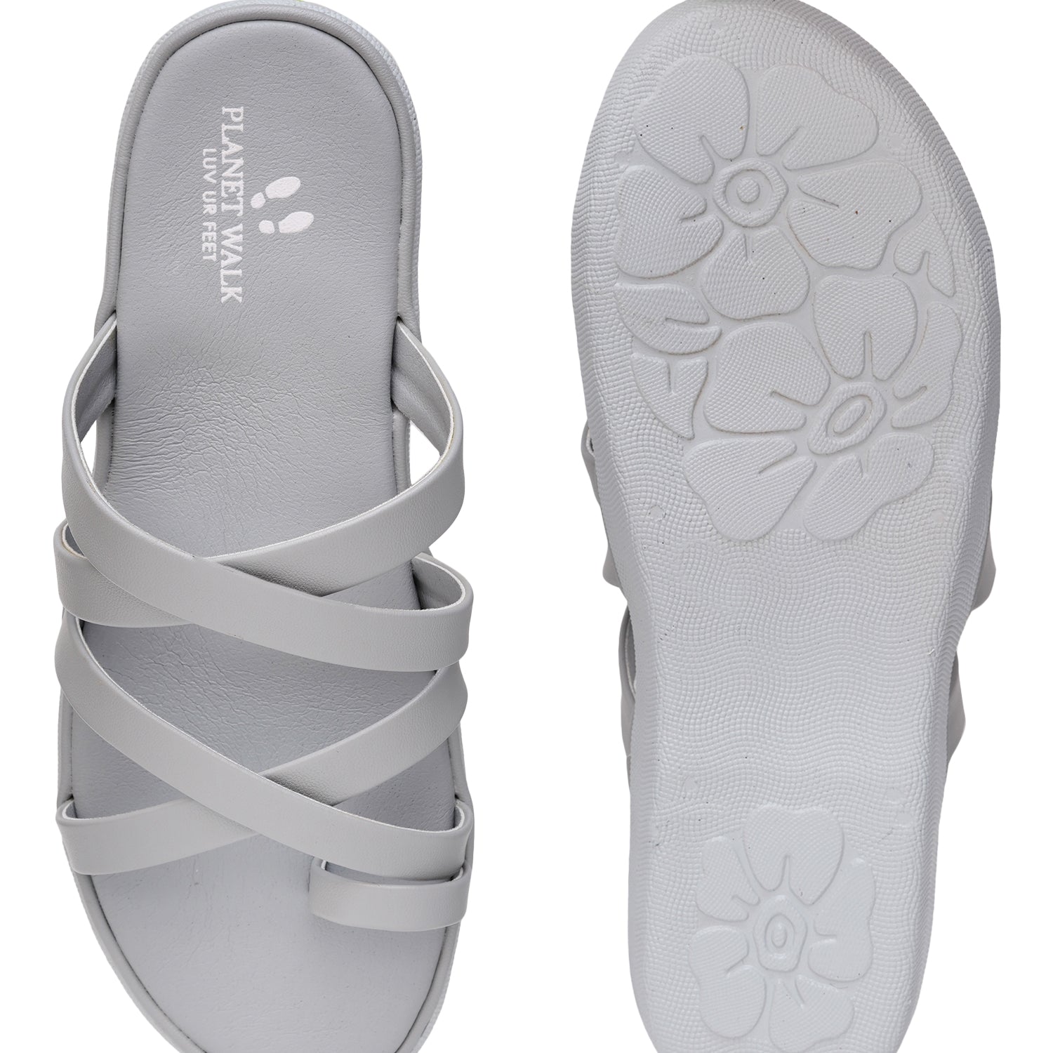 Planet Walk C4039429 Women's Flats - Grey view 6