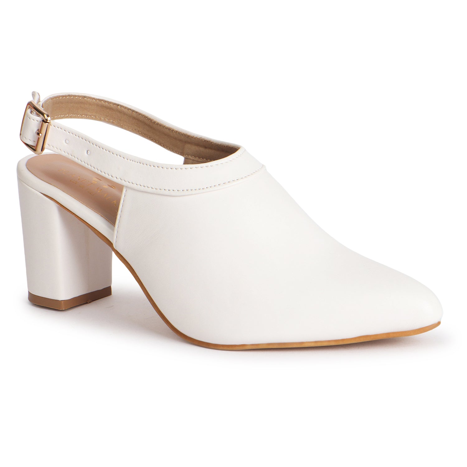 Planet Walk B116 Women's Heels - White view 3