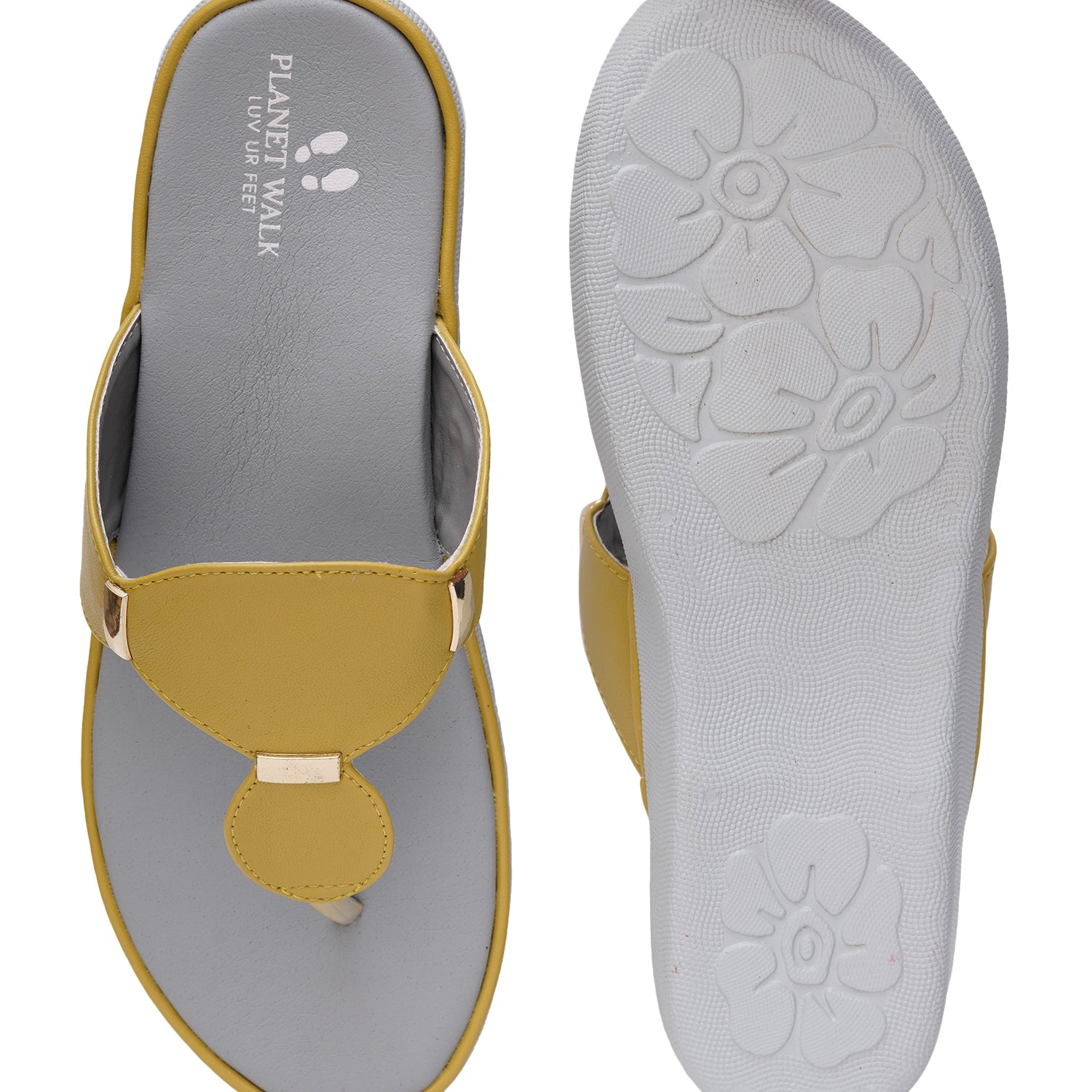 Planet Walk C4039430 Women's Flats - Yellow view 6