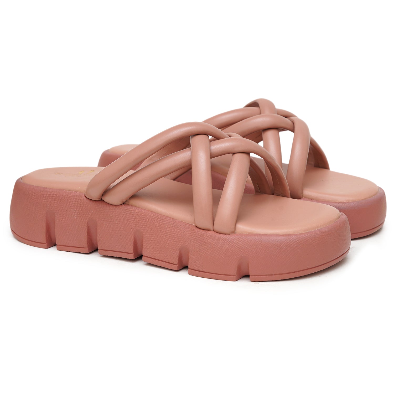 Planet Walk F159 Women's Heels - Peach view 5