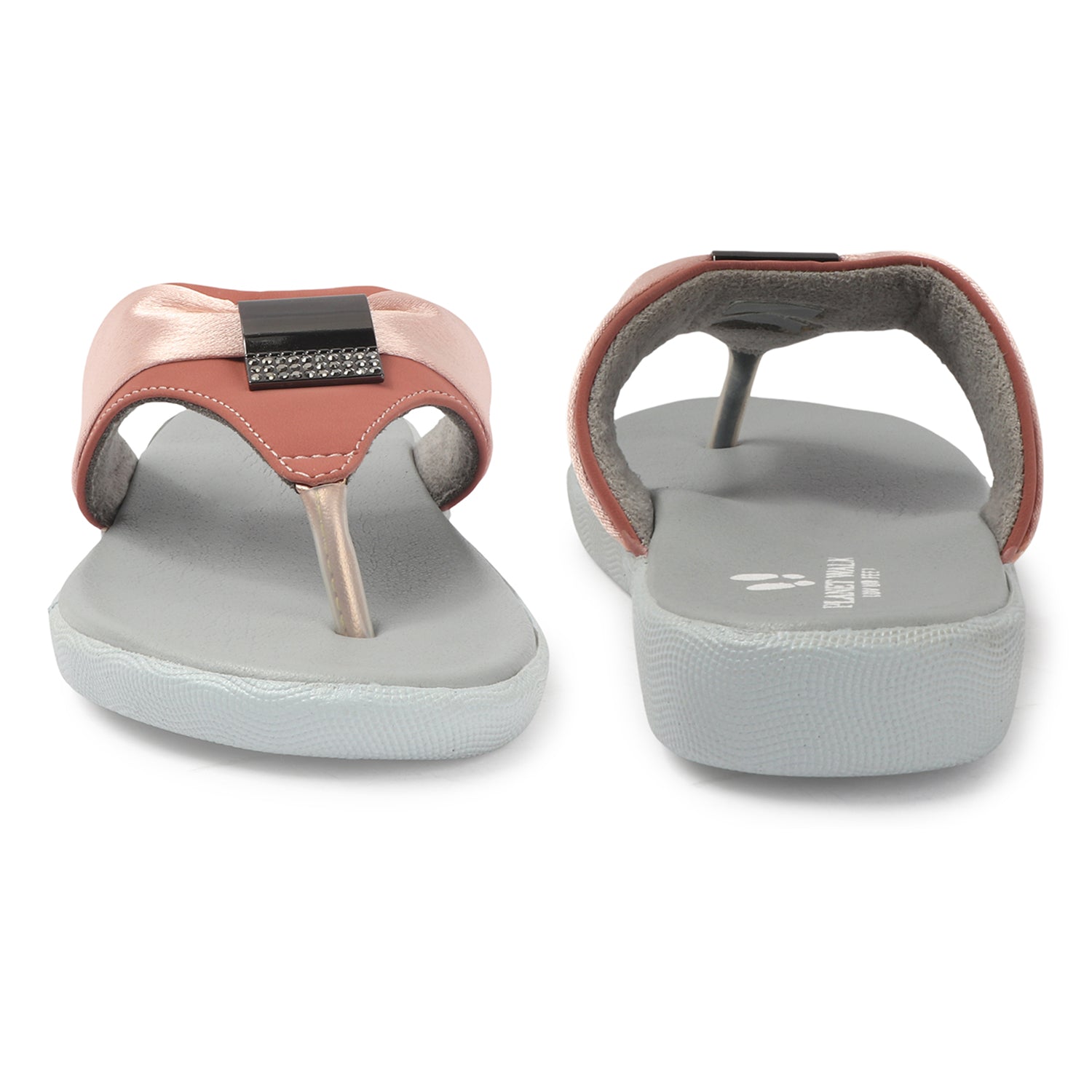 Planet Walk C4037555A Women's Flats - Peach view 6