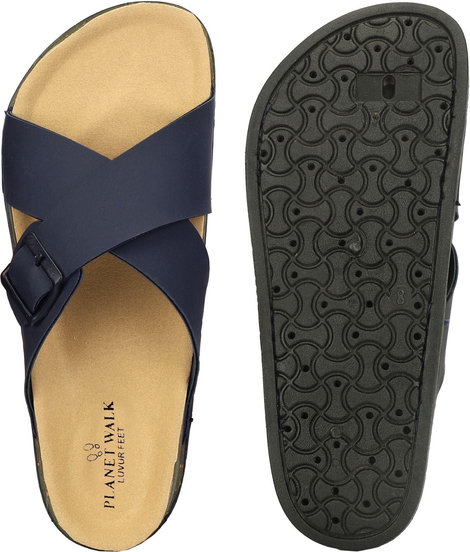 Planet Walk CROSS Blue Sandals - Extra