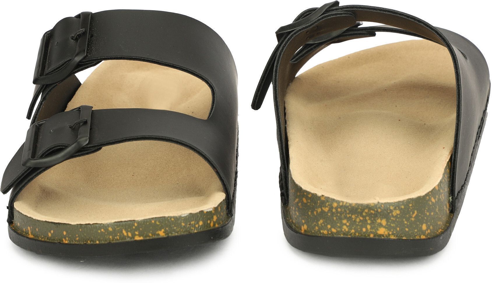 Planet Walk DBUCKLE Black Sandals - Detail