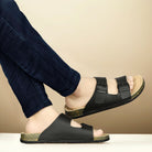 Planet Walk DBUCKLE Black Sandals - Side