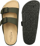 Planet Walk DBUCKLE Olive Sandals - Detail