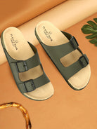 Planet Walk DBUCKLE Olive Sandals - Main