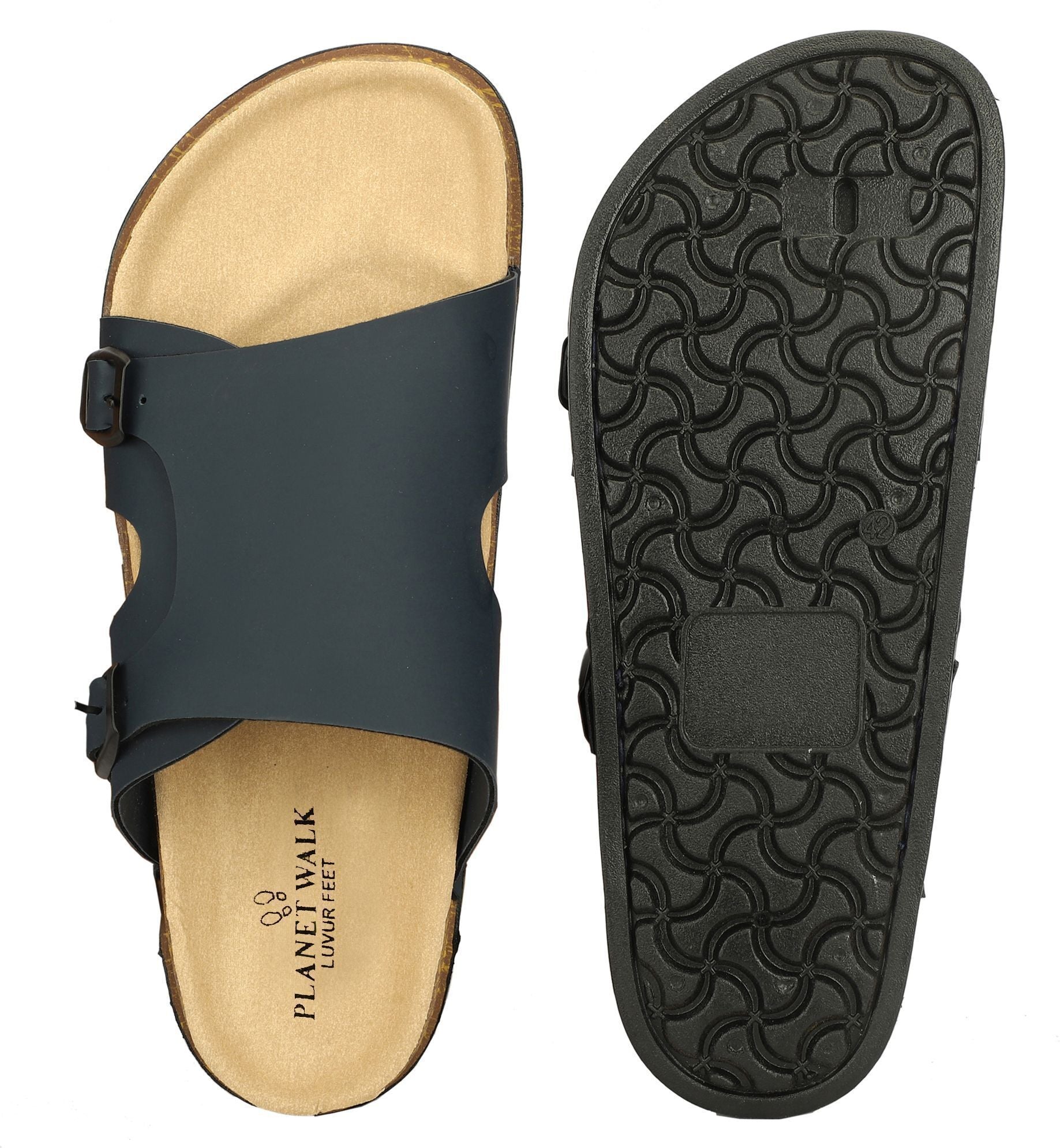 Planet Walk FCOVER Blue Sandals - Back