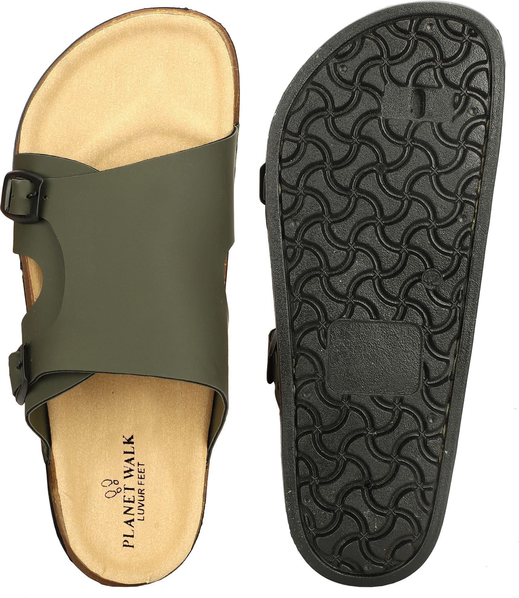 Planet Walk FCOVER Olive Sandals - Extra
