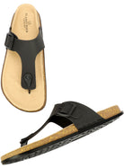 Planet Walk V Black Sandals - Back