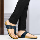Planet Walk V Blue Sandals - Side