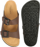 Planet Walk DBUCKLE Brown Sandals - Extra