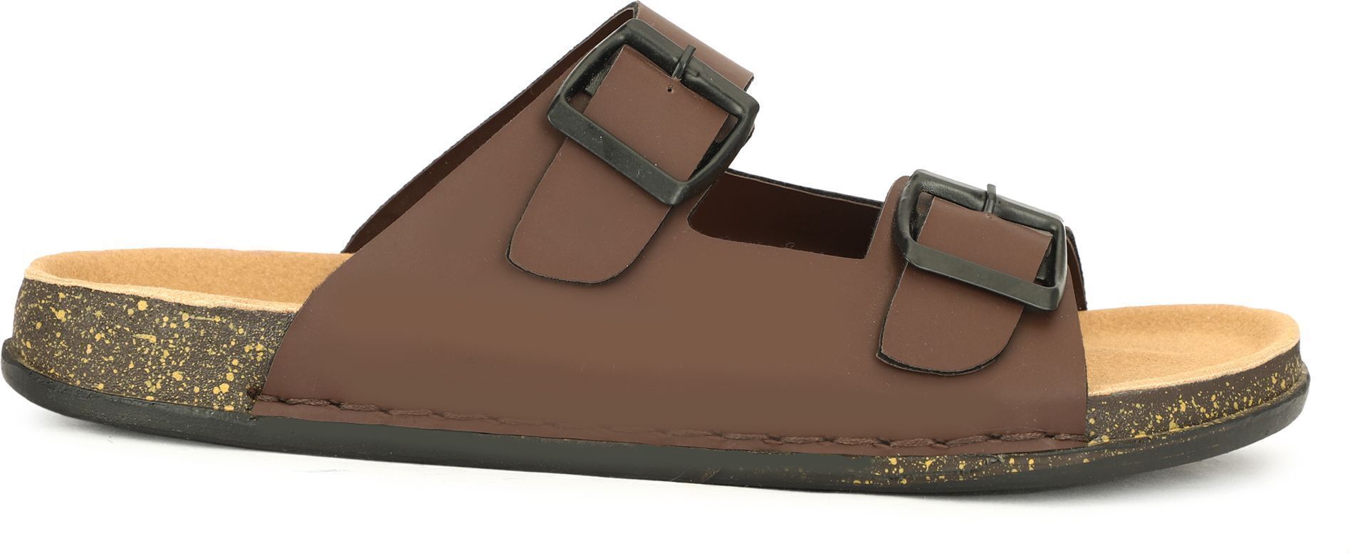Planet Walk DBUCKLE Brown Sandals - Lifestyle
