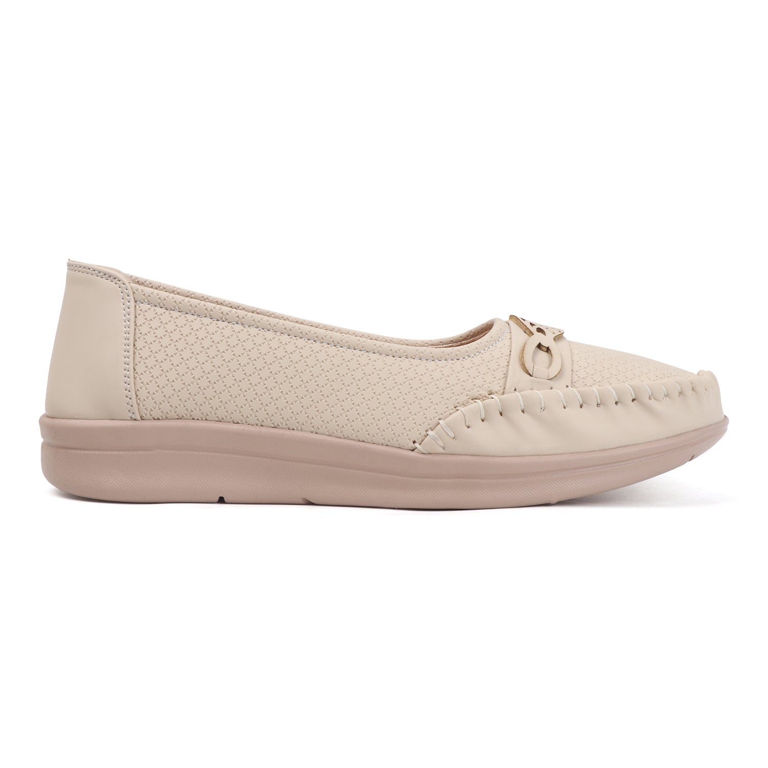 SHOECUBE COMFY 101 Beige Loafers - Detail