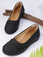 SHOECUBE COMFY 101 Black Loafers - Side
