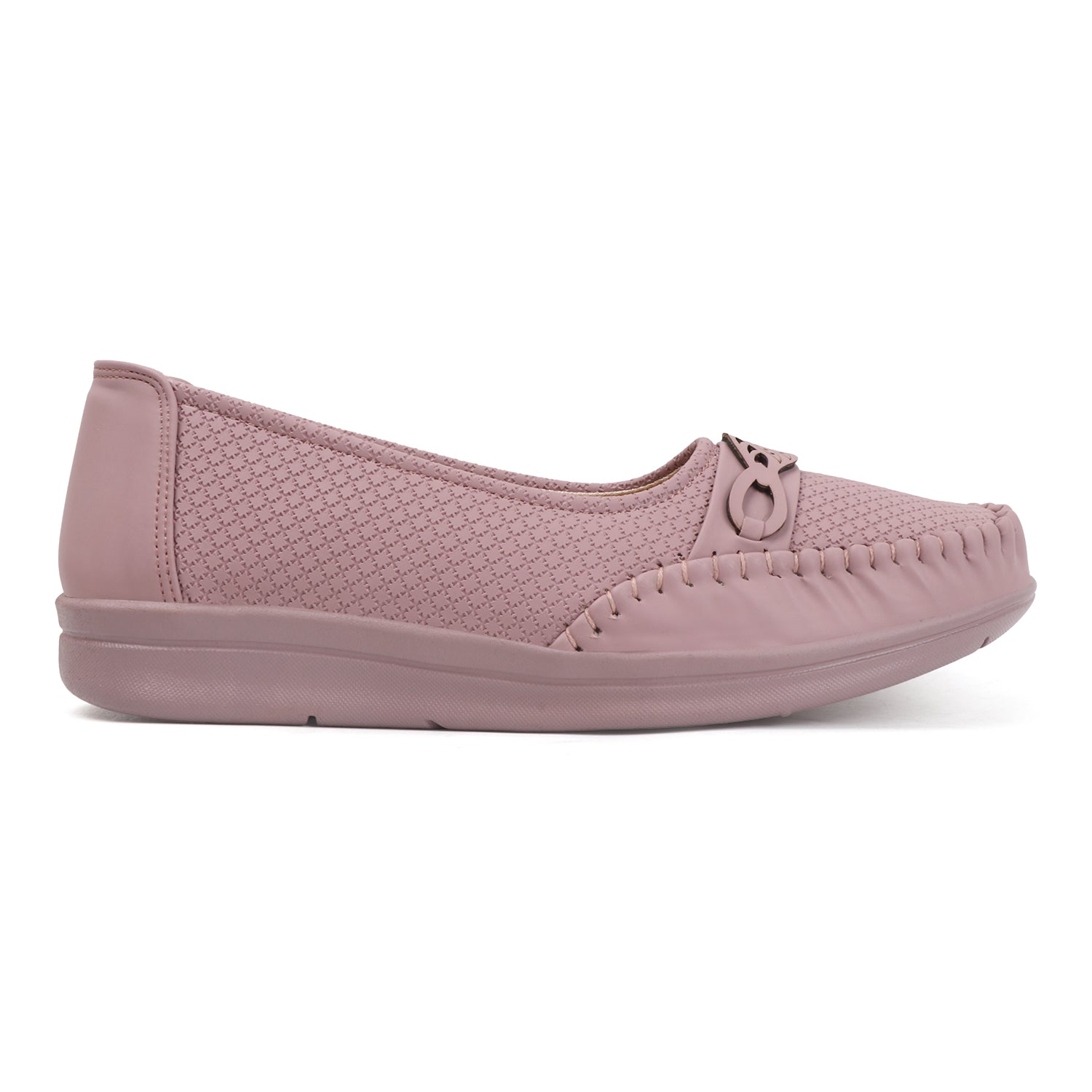 SHOECUBE COMFY 101 Mauve Loafers - Detail