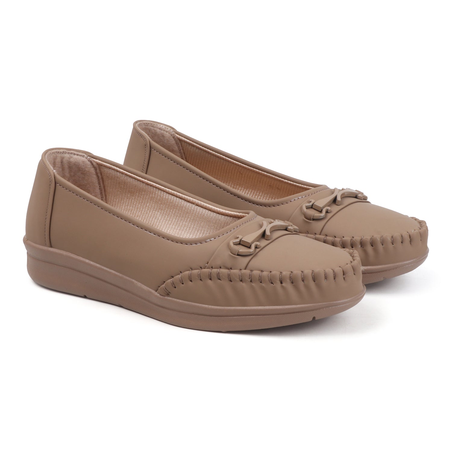 SHOECUBE COMFY 102 Tan Loafers - Lifestyle