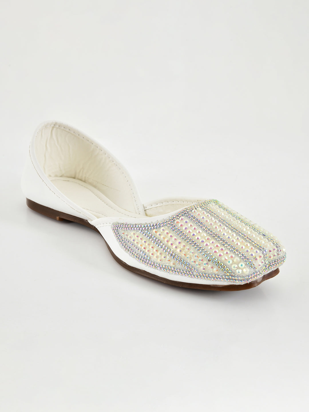 Planet Walk RANI 2137 White Flats - Back