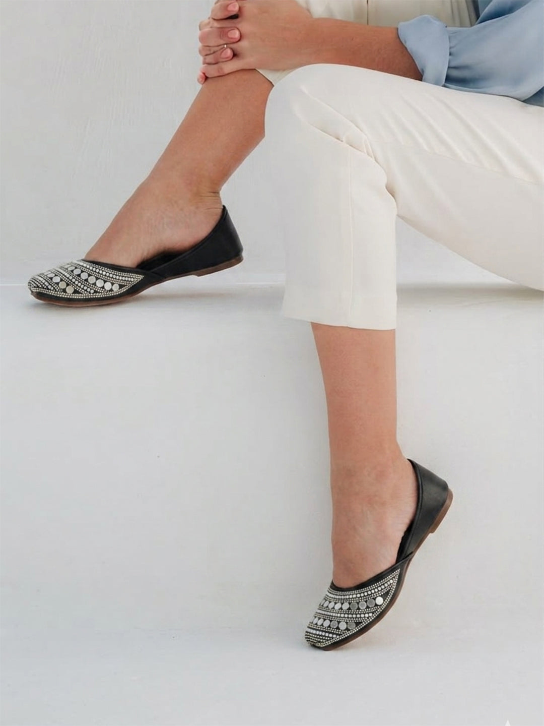 Planet Walk HEER 2116 Black Flats - Side