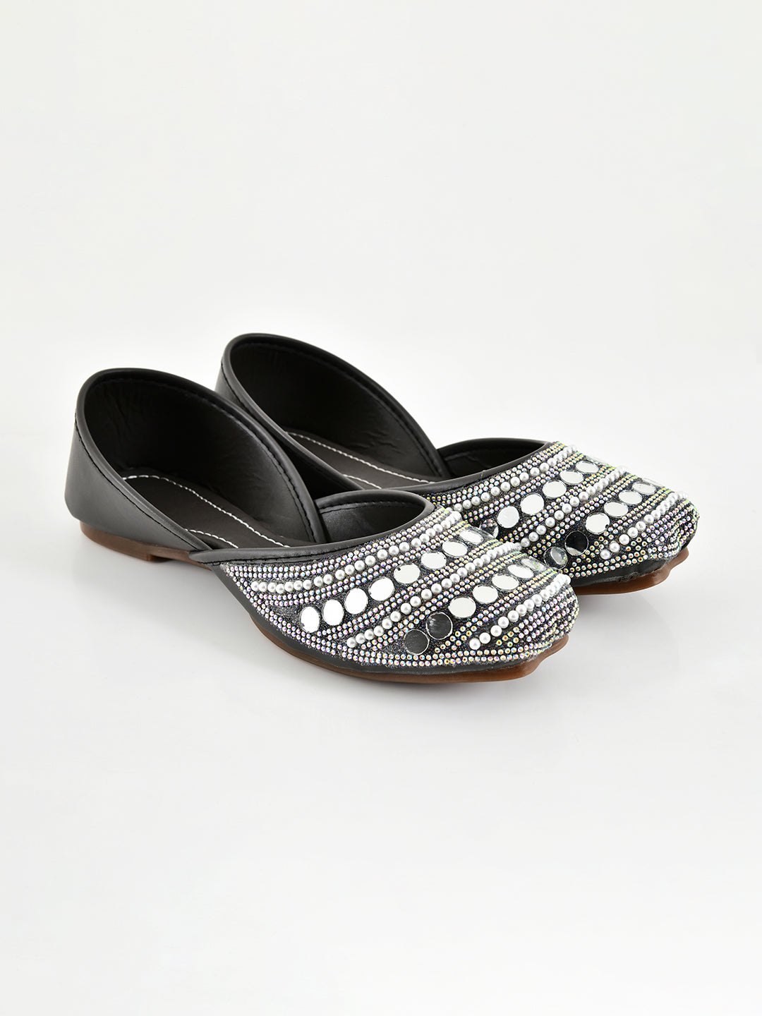 Planet Walk HEER 2116 Black Flats - Detail