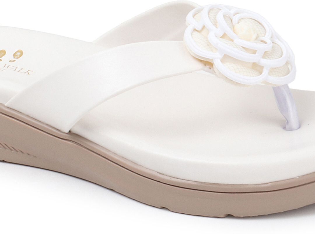 Planet Walk F219 White Heels - Detail