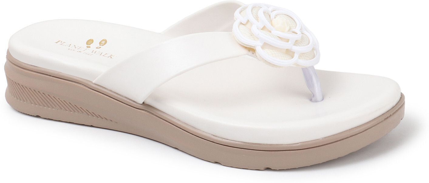Planet Walk F219 White Heels - Back