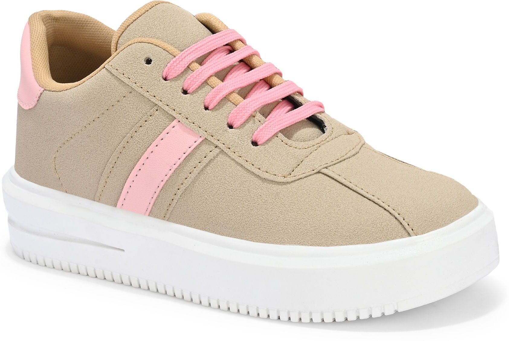Planet Walk KICKS Beige Sneakers - Back