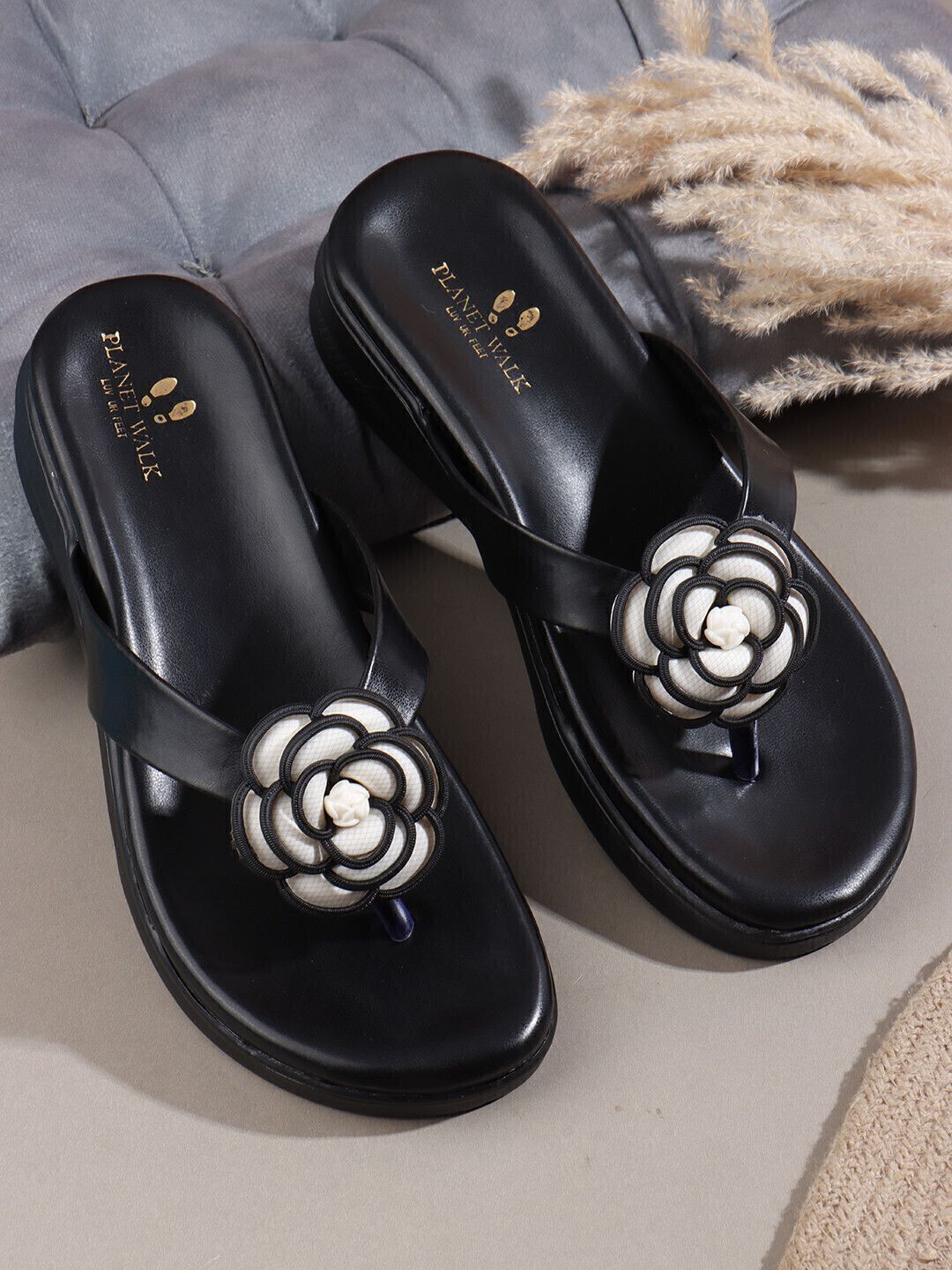 Planet Walk F219 Black Heels - Main