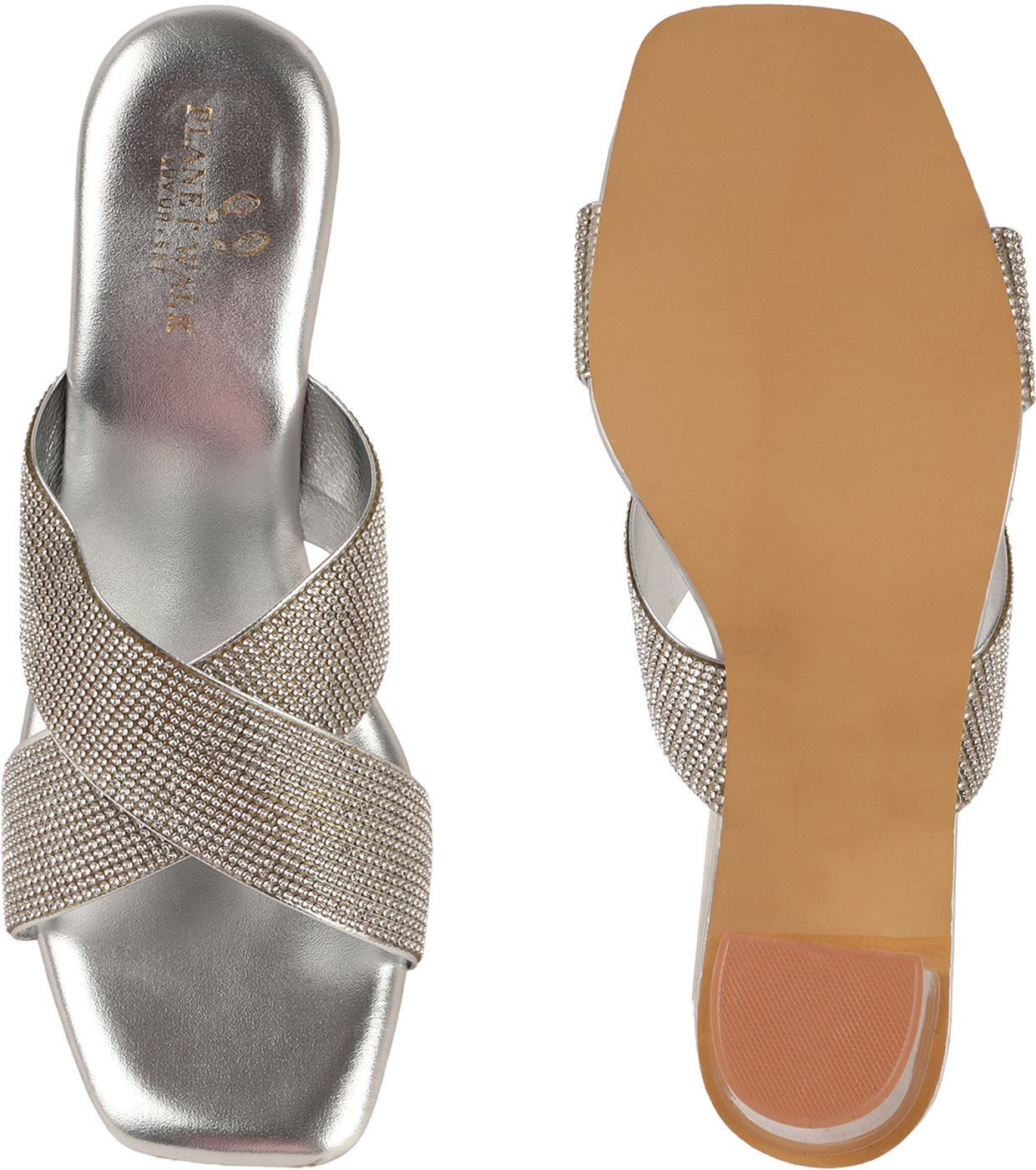 Planet Walk 1813 Silver Heels - Extra