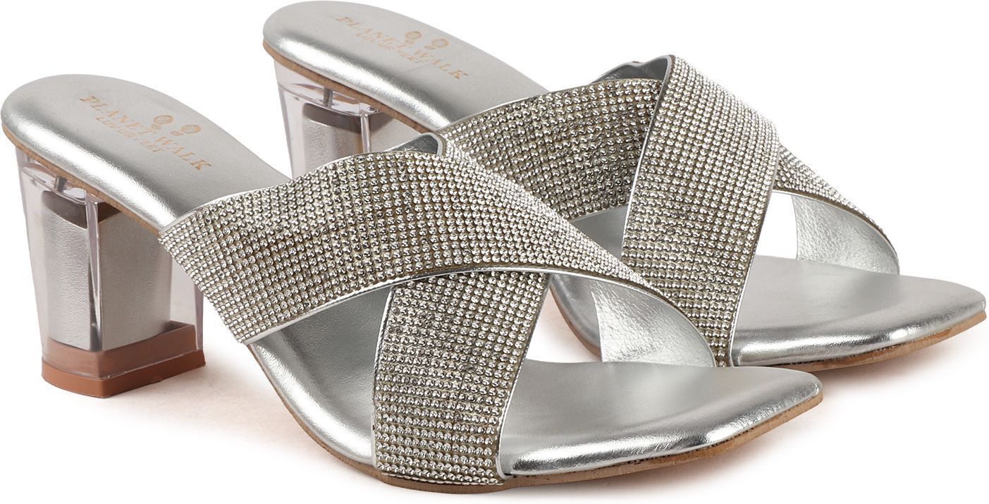 Planet Walk 1813 Silver Heels - Detail