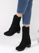Planet Walk 2030 Black Boots - Side
