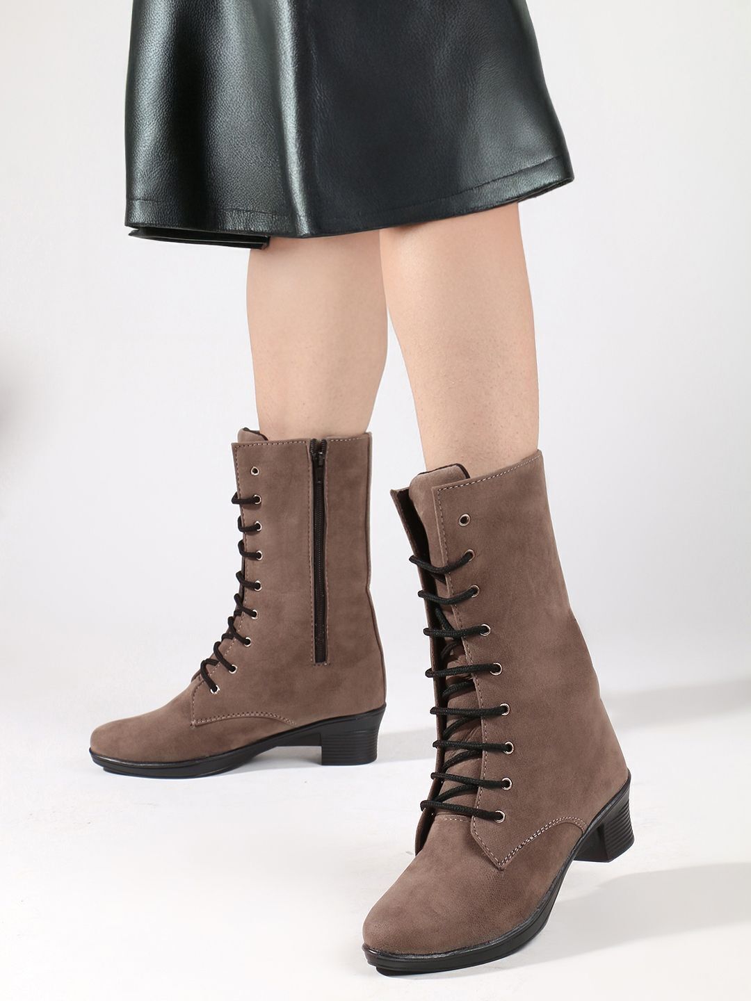 Planet Walk 2030 Grey Boots - Side