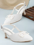 Planet Walk B66 White Heels - Main