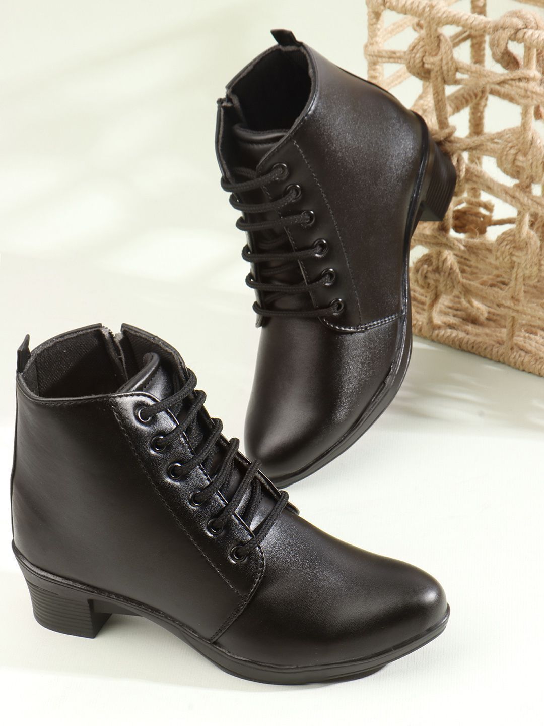 Planet Walk 1898 Black Boots - Main