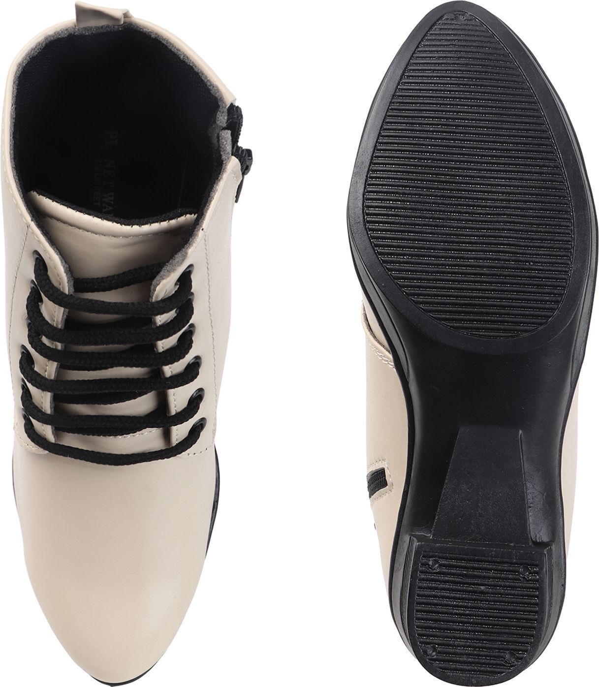 Planet Walk 1898 Cream Boots - Extra
