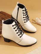 Planet Walk 1898 Cream Boots - Main